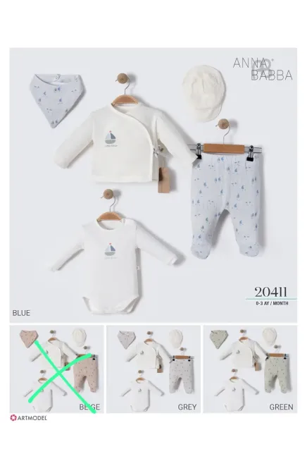 0-3 месяца мальчик НАБОР ДЛЯ НОВОРОЖДЕННОГО МАЛЫША 5