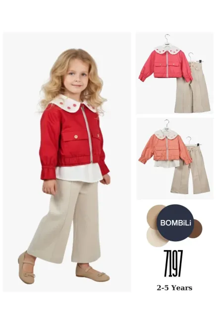 2-5 YEAR Girl PANT SUIT WITH JACKET