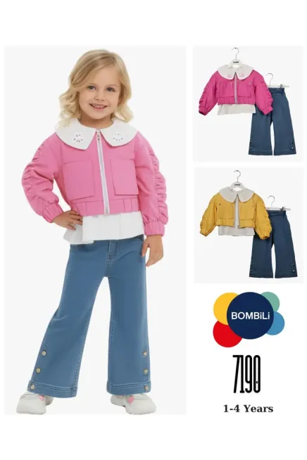 1-4 YEAR Girl PANT SUIT WITH JACKET