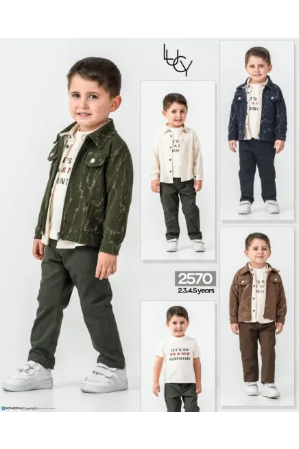 2-5 ГОДА мальчик Костюм с пиджаком и брюками