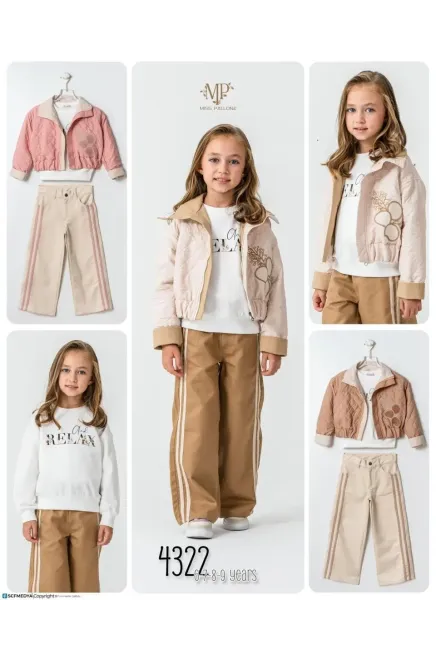 6-9 YEAR Girl PANT SUIT WITH JACKET