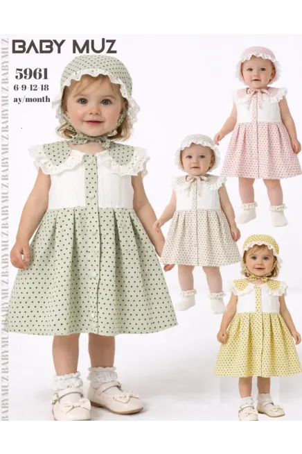 6-18 شهر فتاة فستان