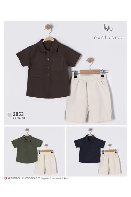 Gömlekli Şort Takım