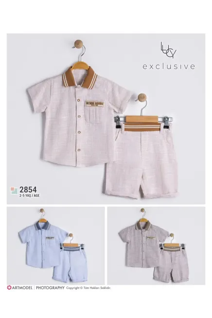 Gömlekli Şort Takım