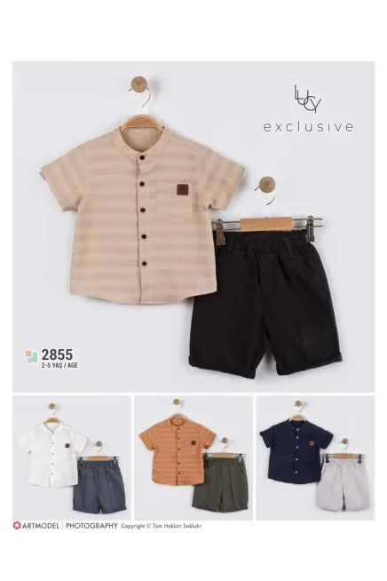Gömlekli Şort Takım