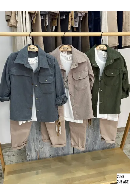 Gömlekli Tişörtlü Pantalonlu Takım