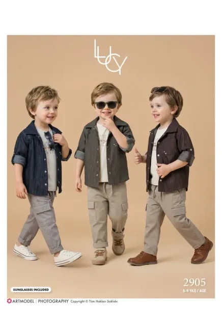 6-9 YEAR Boy PANT SUIT WITH SHIRT