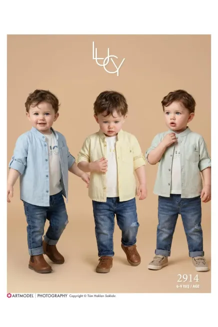 6-9 سنة صبي بدله قميص مع سروال