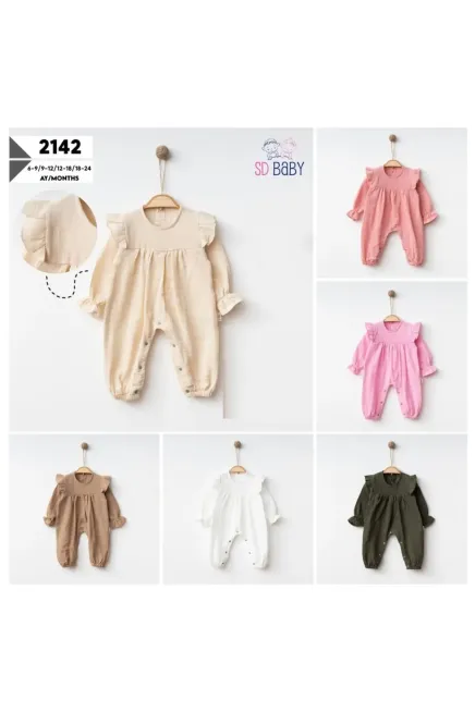 6-24 MONTH Girl BABY OVERALLS