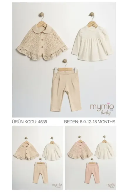 6-18 месяц девочка Жилет брюки костюм