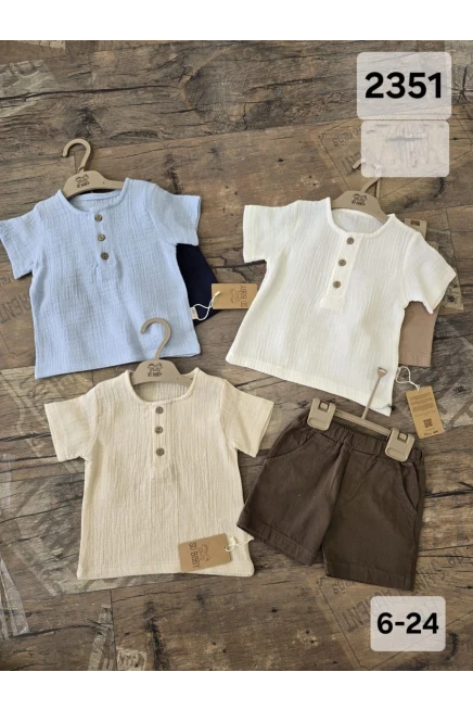 Tişörtlü Şort Takım 