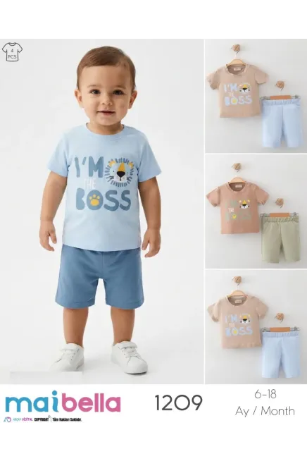 Tişörtlü Şort Takım