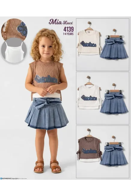 Bluzlu Etekli Takım