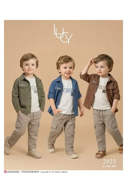 2-5 YEAR Boy PANT SUIT WITH SHIRT