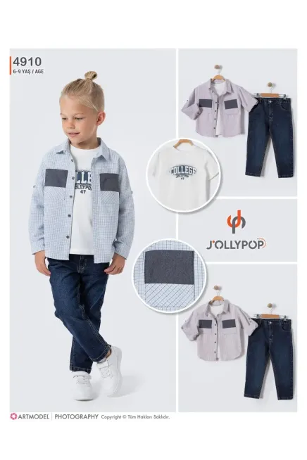 6-9 YEAR Boy PANT SUIT WITH SHIRT