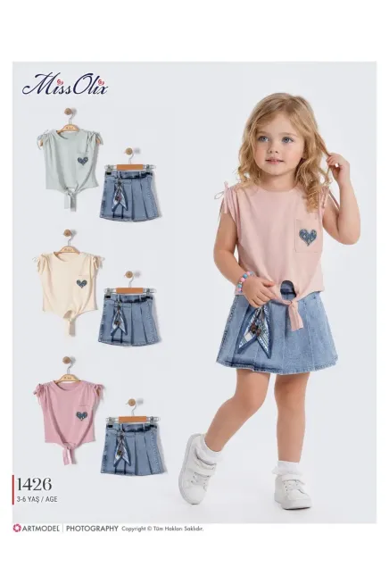 Tişörtlü Etekt Takımı 