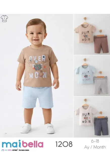 6-18 MONTH Boy SHORTS SET WITH T-SHIRT