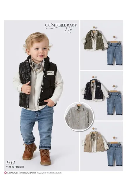9-24 MONTH Boy PANT SUIT WITH VEST