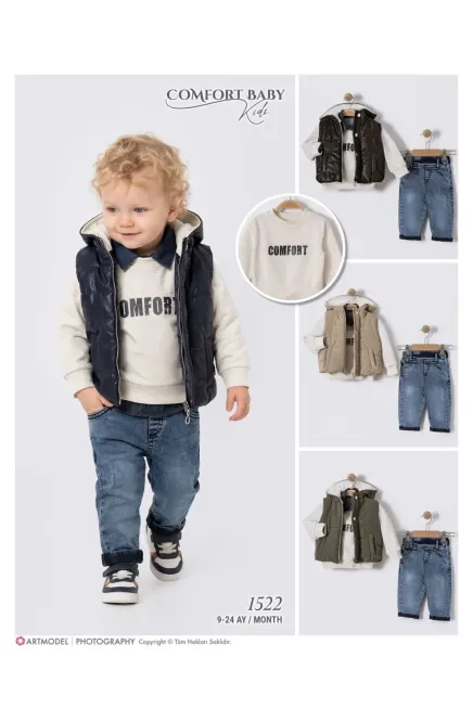 9-24 MONTH Boy PANT SUIT WITH VEST