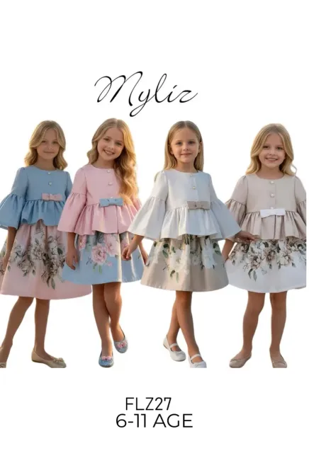 6-11 YEAR Girl SKIRT SET WITH BLOUSE