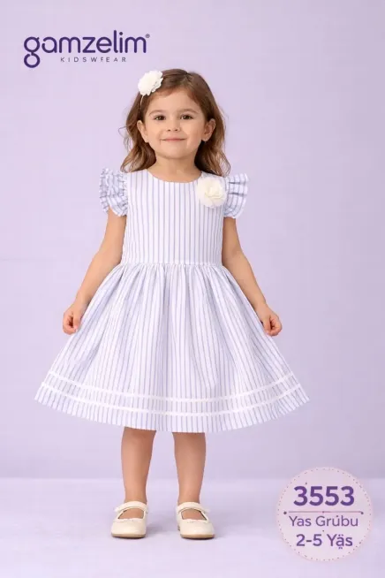 Fırfır Koolu Büzgülü Su Taşı Elbise