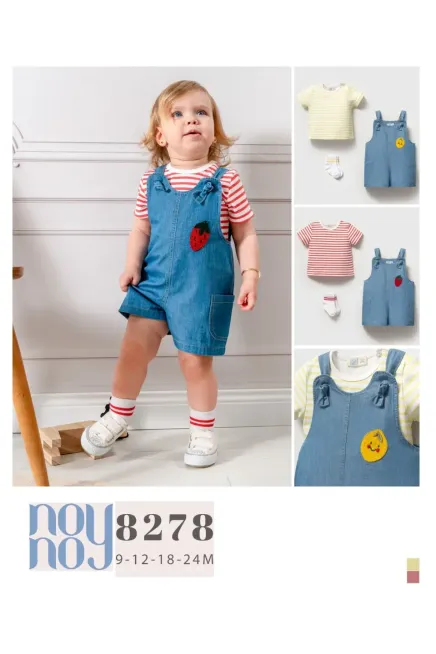 Tişörtlü Salopet Takım