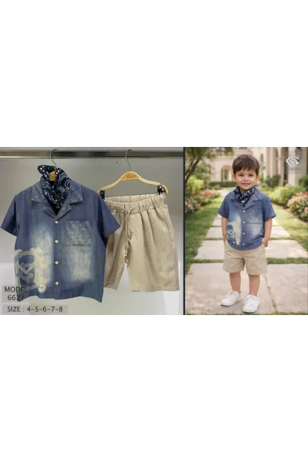 Gömlekli Şort Takım