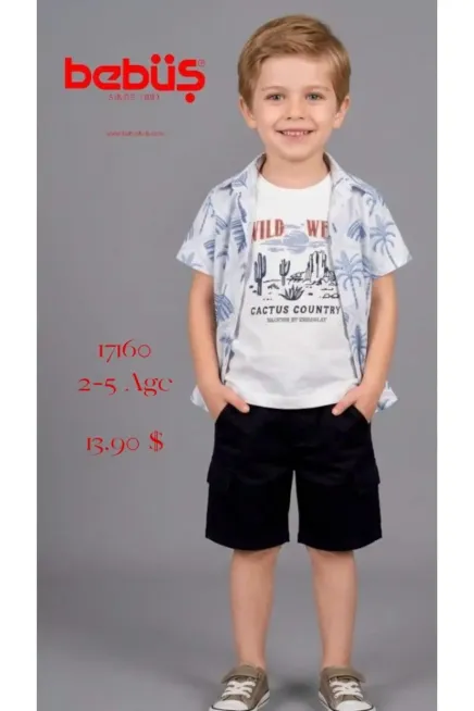 Gömlekli Şort Takım