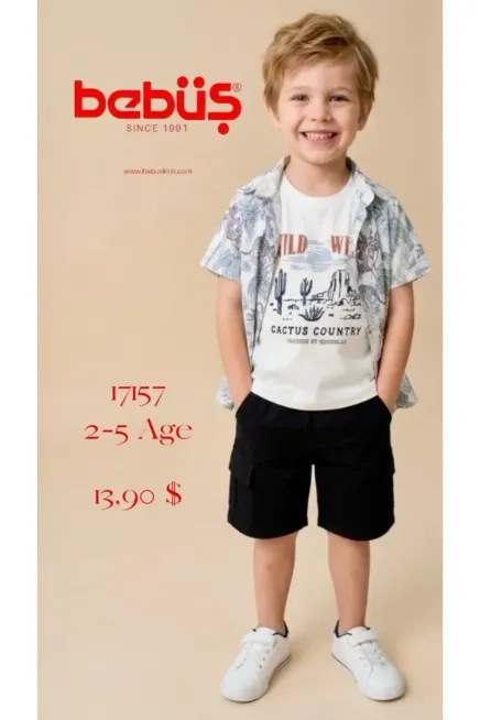 Gömlekli Şort Takım