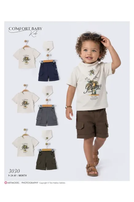 Tişörtlü Şort Takım