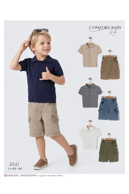 Tişörtlü Şort Takım