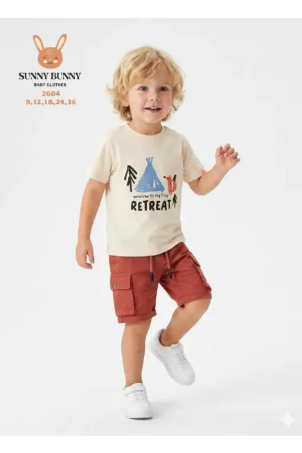 Tişörtlü Şort Takım