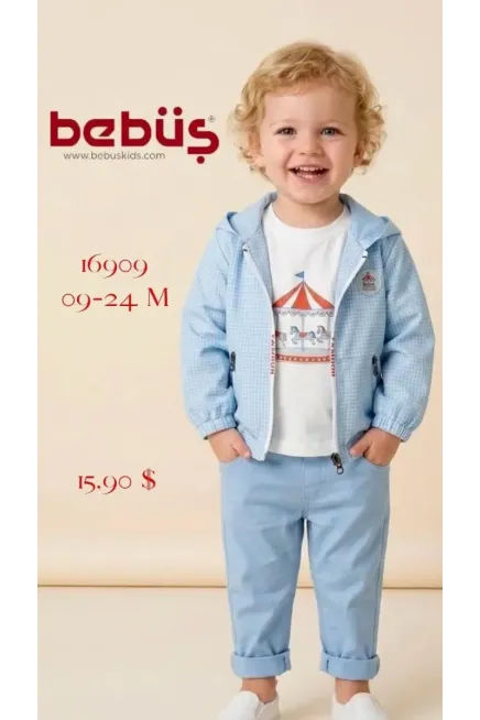 9-24 شهر صبي بدله ستره مع سروال