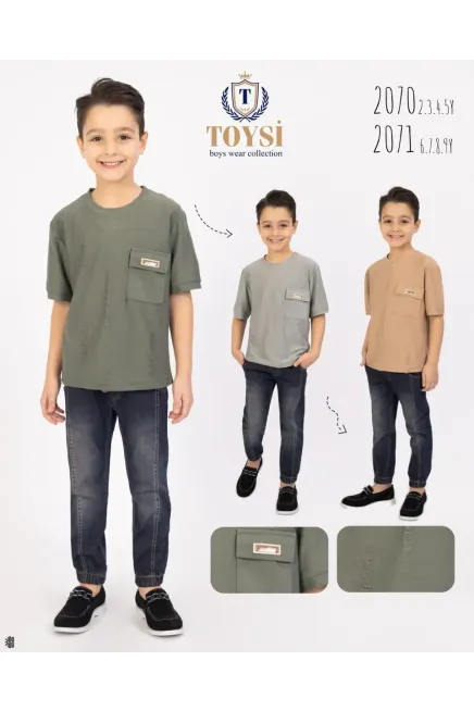 6-9 YEAR Boy PANT SET WITH T-SHIRT