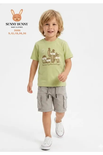 Tişörtlü Şort Takım