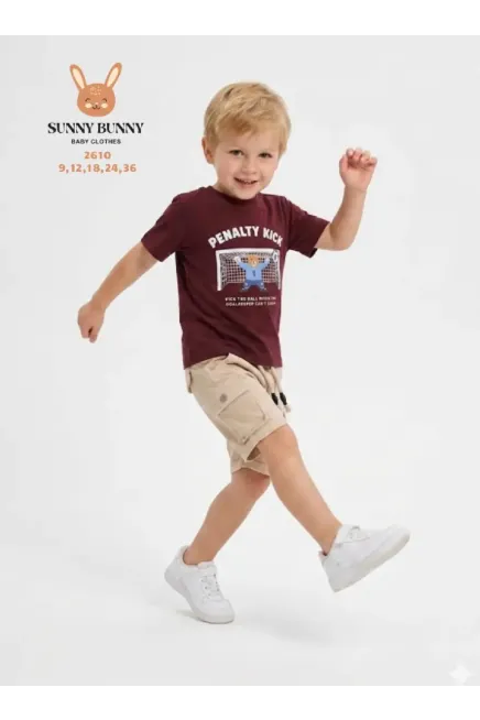 Tişörtlü Şort Takım