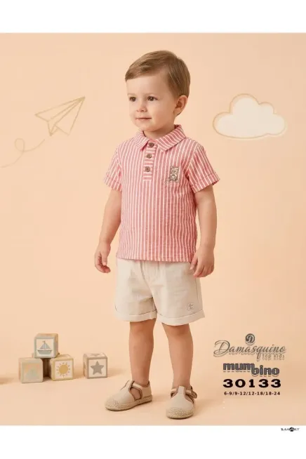 3-12 شهر صبي بدله قميص مع شورت