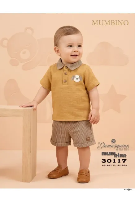 3-12 شهر صبي بدله تيشرت مع شورت