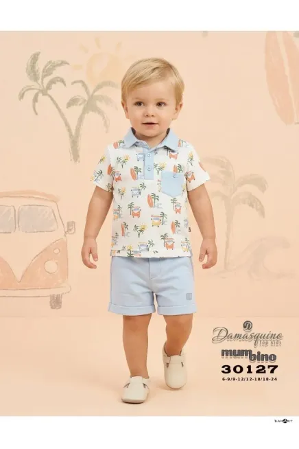 6-24 شهر صبي بدله تيشرت مع شورت