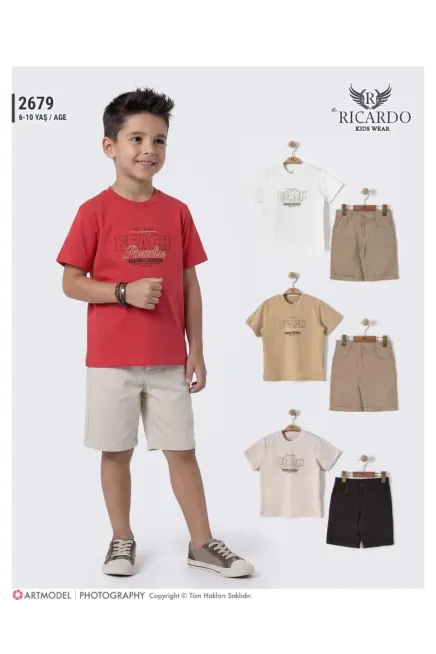 Tişörtlü Şort Takım