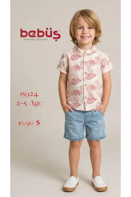 Gömlekli Şort Takım