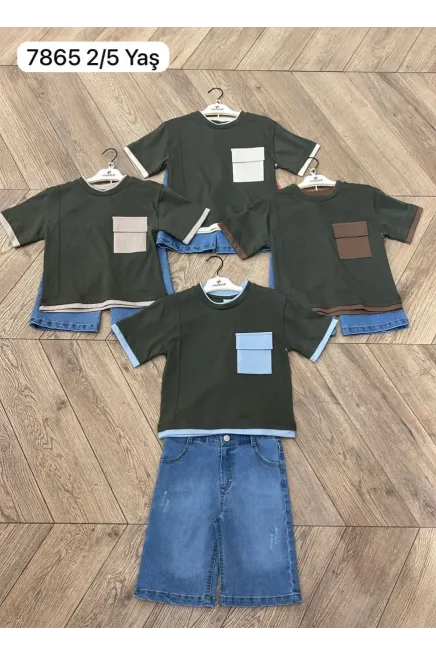 2-5 YEAR Boy PANT SET WITH T-SHIRT