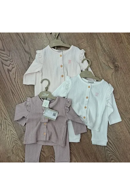 3-12 MONTH Girl PANT SET WITH BLOUSE