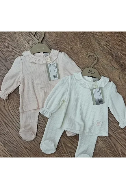 3-12 MONTH Girl PANT SET WITH BLOUSE
