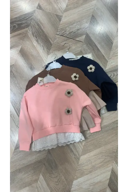 Sweatshırtlu Etekli Takım