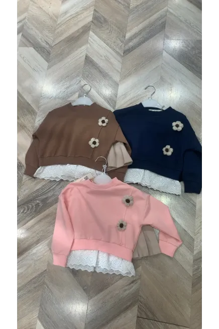 Sweatshırtlu Etekli Takım