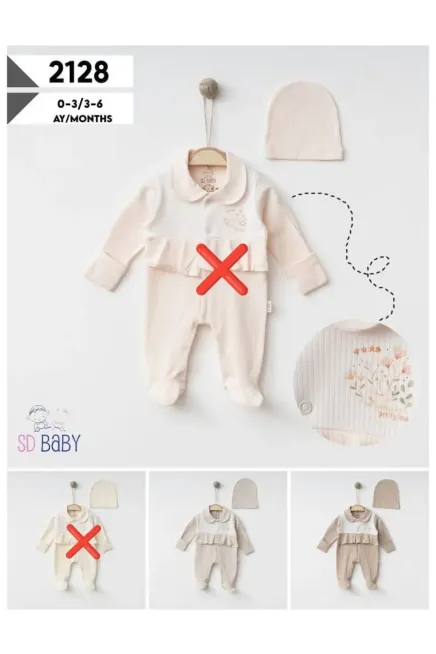 0-6 MONTH Girl BABY OVERALLS