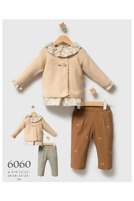 Yelekli Sweatshırtlu Pantolonlu Takım