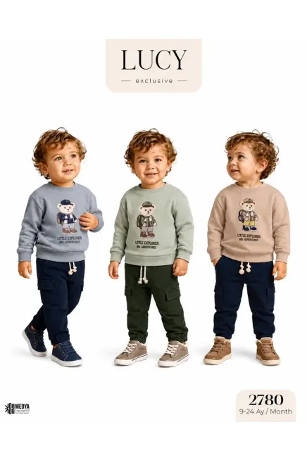 Sweatshırtli Pantolon Takım