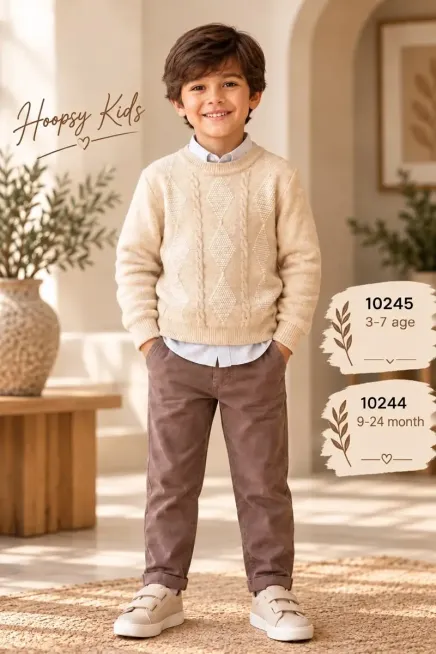 3-7 YEAR Boy PANT SUIT WITH JUMPER